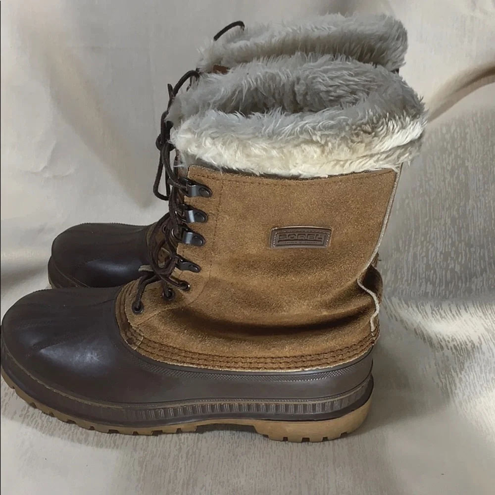 SOREL USA Kaufman Men’s Winter Snow Boots- Size 8-Made in USA